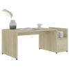Coffee Table 90x45x35 cm Engineered Wood – Sonoma oak