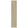 Wall Shelf 90x16x78 cm Engineered Wood – Sonoma oak