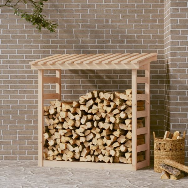 Firewood Rack 108×64.5×110 cm Solid Wood Pine