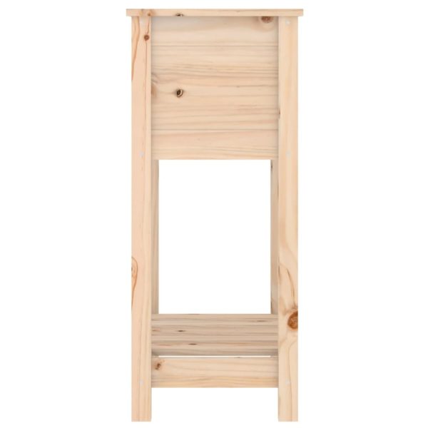 Planter with Shelf 54×34.5×81 cm Solid Wood Pine