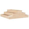 Planter 80x80x27 cm Solid Wood Pine