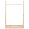 Clothes Rack 100x45x150 cm Solid Pine Wood – Brown