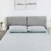 Latex Cooling Bed Sheet Set Fitted Pillowcase Washable Summer 3PCS Double