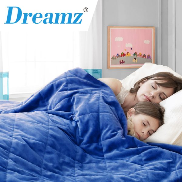 11KG Adults Size Anti Anxiety Weighted Blanket Gravity Blankets Blue