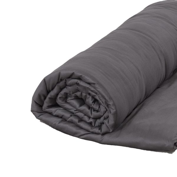 9KG Weighted Blanket Promote Deep Sleep Anti Anxiety Double Dark Grey