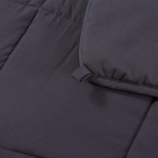 9KG Weighted Blanket Promote Deep Sleep Anti Anxiety Double Dark Grey