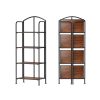 Display Shelf  Bookshelf Foldable Bookcase  Kitchen Office Storage 4 Tier