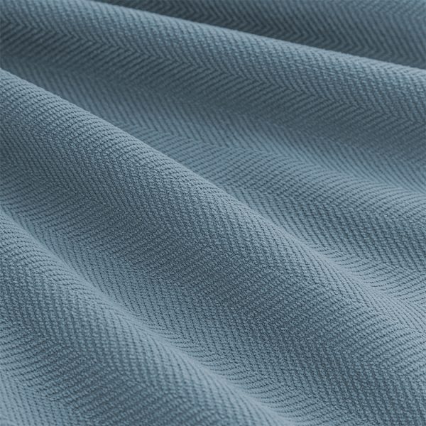 2XBlockout Curtains Chenille  Blackout Draperies Eyelet Day 132×250 Blue