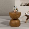 Side Table Terrazzo Coffee Tables Hourglass Magnesia Stool Stand Top 40cm