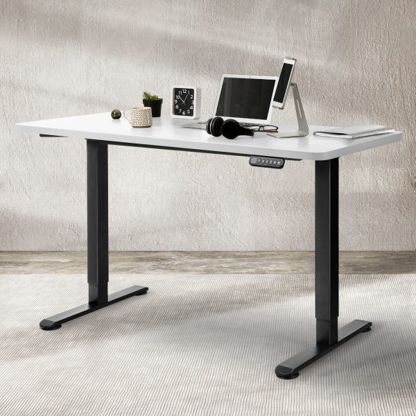 Desktop For Motorised Adjustable Desk Electric Sit Stand Table 140X70CM