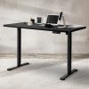 Motorised Standing Desk Height Adjustable Electric Sit Stand Table 140CM