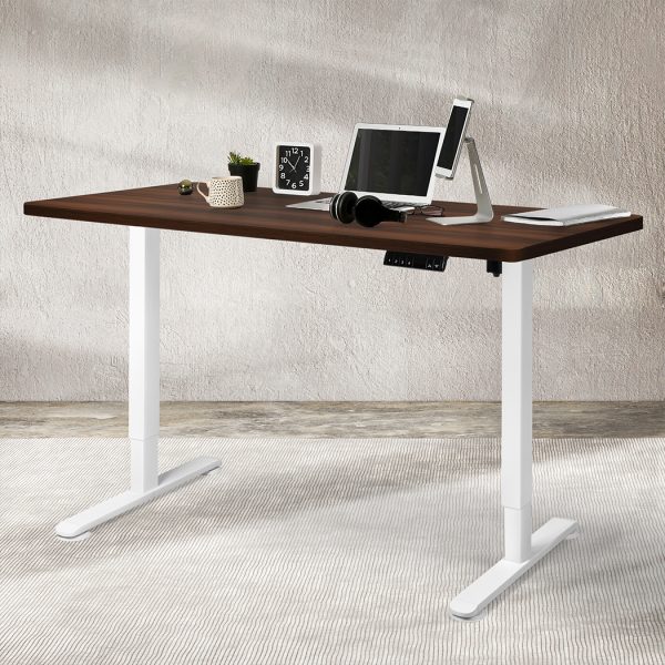 Motorised Standing Desk Height Adjustable Electric Sit Stand Table 140CM