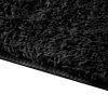 Designer Soft Shag Shaggy Floor Confetti Rug Carpet Home Decor 80x120cm Black