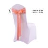 50x Satin Chair Sashes Cloth Cover Wedding Party Event Decoration Table Runner