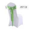 50x Satin Chair Sashes Cloth Cover Wedding Party Event Decoration Table Runner