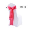 50x Satin Chair Sashes Cloth Cover Wedding Party Event Decoration Table Runner