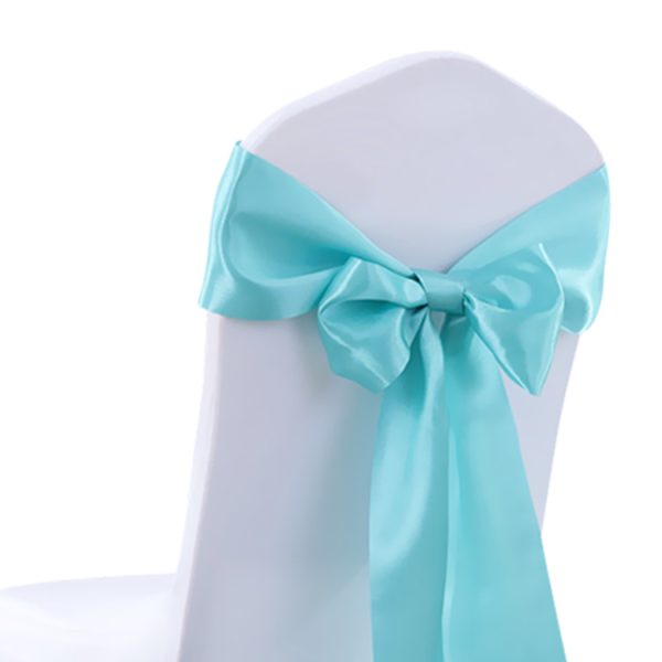 50x Satin Chair Sashes Cloth Cover Wedding Party Event Decoration Table Runner