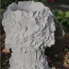 2X Resin Grey Creative Goddess Head Statue Planter Bonsai Flower Succulent Pot Decor