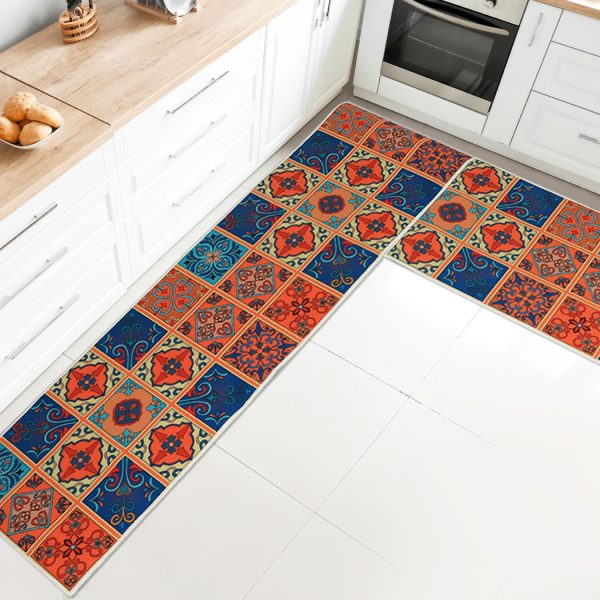 2x Kitchen Mat Floor Rugs Area Carpet Non-Slip Door Mat 45x120cm /45x75cm