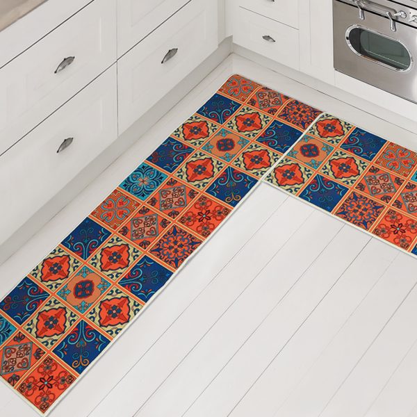 2x Kitchen Mat Floor Rugs Area Carpet Non-Slip Door Mat 45x150cm /45x75cm
