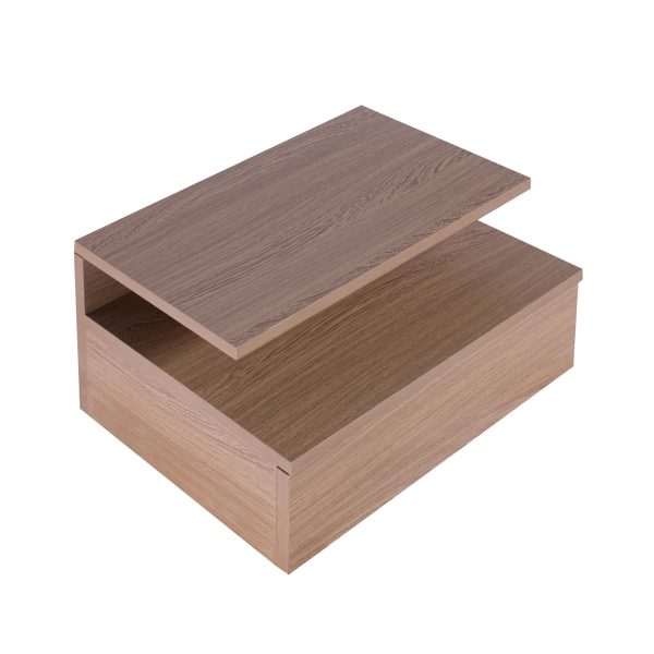 Linburn Bedside Tables LED Side Table Storage Drawer Nightstand Wood Oak X2
