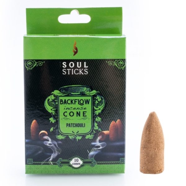 Soul Sticks Backflow Incense Cone – Set of 10 – Patchouli