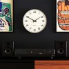 Newgate Radio City Wall Clock – Matte Blizzard Grey