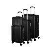 Luggage Suitcase Trolley Set Travel Lightweight 4pc 14″+20″+24″+28″