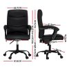 Massage Office Chair Executive Computer Chairs PU Leather Recline Black