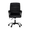 Massage Office Chair Executive Computer Chairs PU Leather Recline Black