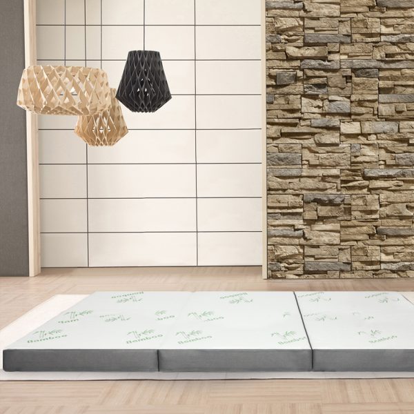 Folding Mattress Foldable Foam Bed Camping Floor Mat Cushion Pad Double