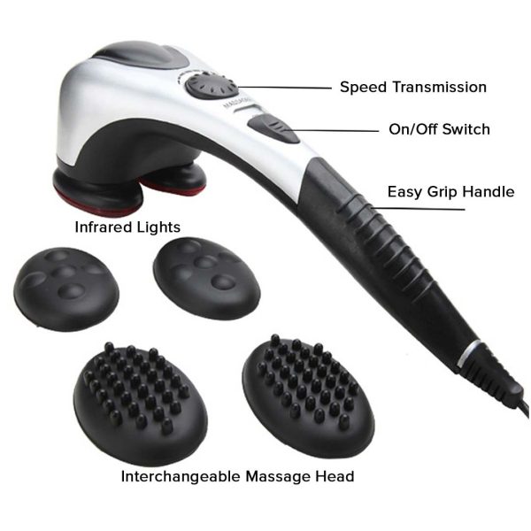 2X Deluxe Handheld Percussion Soothing Body Massager