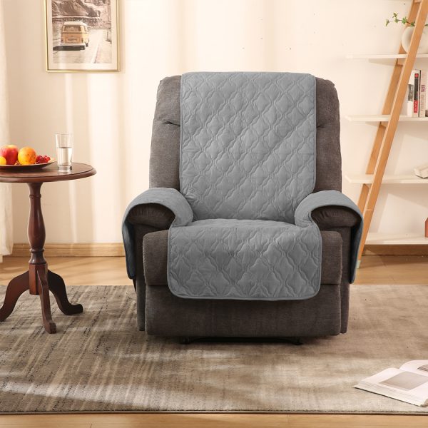 Recliner Sofa Slipcover Protector Mat Massage Chair Waterproof L Grey