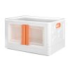 Storage Container Stackable Plastic Toy Boxes Clear Wardrobe Organiser Two Opening