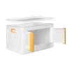 45L Storage Container Stackable Toy Boxes Transparent Wardrobe Organiser Wheels