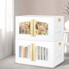 Storage Box Lid Clothes Containers Stackable Foldable Toy Kitchen Organiser 85L