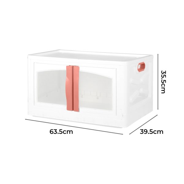 Plastic Storage Containers Stackable Large Clothes Organiser Foldable Toy Boxes