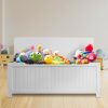 Kids Toy Box Storage Chest Cabinet White Container Clothes Organiser Children