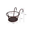 1x Flower Holder Plant Stand Hanging Pot Basket Plant Garden Wall Storage