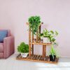 3-Tier Plant Stand Wood Wooden Pine Shelf Flower Pots Rack Indoor Garden