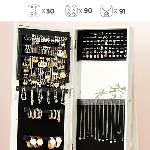 Full Length Mirror Jewelry Cabinet