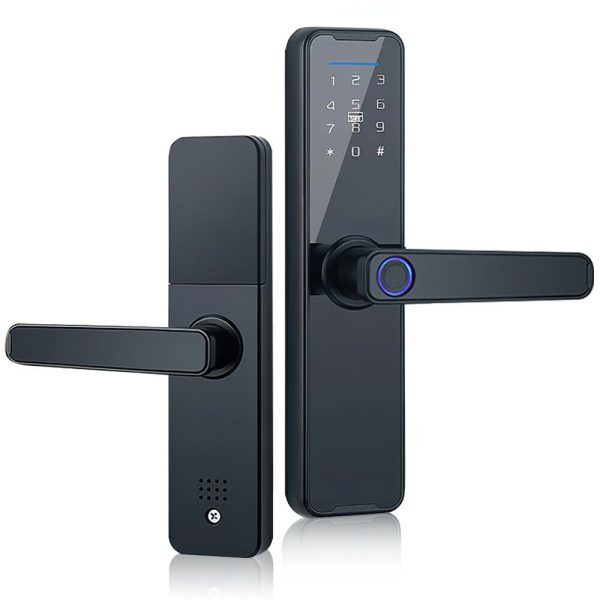 Digital Smart Door Lock Fingerprint APP Key Card Password Electronic Home Lock.