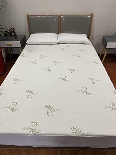 Bamboo Jacquard Mattress Protector Queen