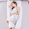 Pregnancy/Maternity/Nursing Pillow with Pillowcase (White) GO-PP-101-BL