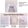 Pregnancy/Maternity/Nursing Pillow with Pillowcase (White) GO-PP-101-BL