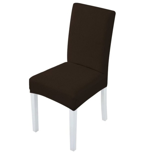 6pcs Dining Chair Slipcovers/ Protective Covers (Dark Brown) GO-DCS-104-RDT