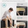 109cm Folding Storage Ottoman Bench Black LSF701