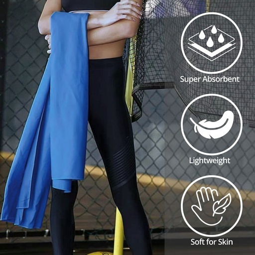 Quick Dry Gym Sport Towel 110*175CM (Dark Blue)