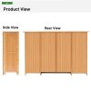 4 Doors 6 Tier Bamboo Large Capacity Storage Hallway Shelf Shoe Rack Cabinet – 4 Doors 6T with Drawer