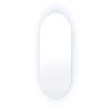 LED Wall Mirror Oval Touch Anti-Fog Makeup Decor Bathroom Vanity 45x100cm